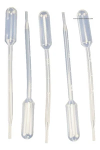 50 goteros para pipeta de plástico desechables transferencia de líquidos mezcla aerógrafo pintura - Imagen 1 de 2