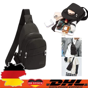 Herrentasche Brusttasche Crossbody Sling-Bag Männer Schultertasche Umhängetasche - Bild 1 von 9