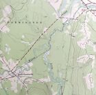 Map Farmington Falls Maine USGS 1968 Topographic Geo 1:24000 27x22" TOPO15