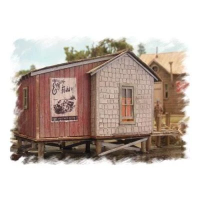 Bar Mills Models 0662 HO Scale Fishing Shack Kit - Image 1 of 3