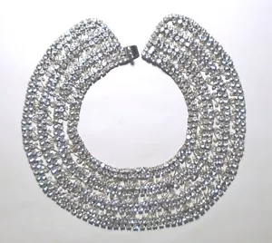 STATEMENT Antik STRASS Art Deco HALSBAND HALSKETTE 2" breit - Bild 1 von 5