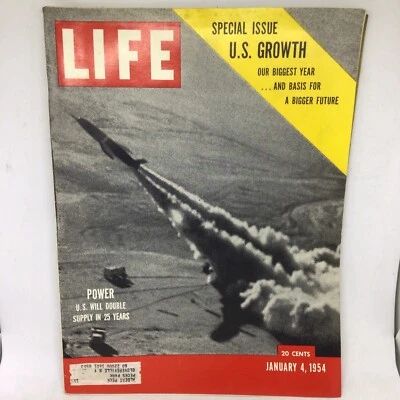 Antique January 4, 1954 Life Magazine Special Issue U.S. Growth, Economy - Image 1 of 4