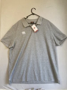 Canterbury Waimak Polo Shirt Classic Grey Shirt Size 4XL - Bild 1 von 4