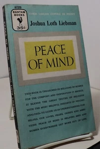 Peace of Mind by Joshua Loth Liebman - Bantam A1320  - 1955  - Imagen 1 de 2