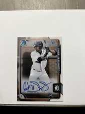 2015 Bowman Chrome Christin Stewart 1st Bowman Auto Tigers # BCA-CST