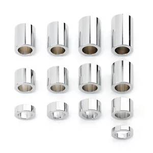 For Harley 1" ID 1-1/2" OD Wheel Axle Spacer Kit Touring Bobber Custom Choppers - Picture 1 of 7