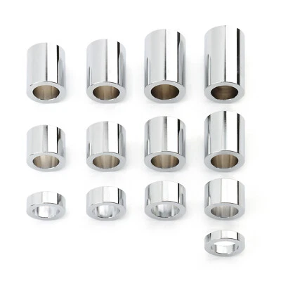 For Harley 1" ID 1-1/2" OD Wheel Axle Spacer Kit Touring Bobber Custom Choppers - Image 1 of 4