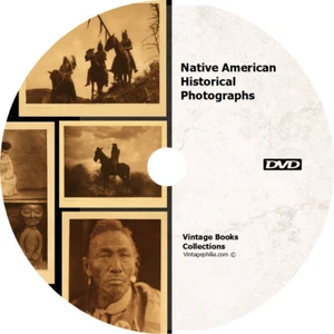 * NATIVE AMERICAN INDIANS 1,500+ IMAGES PHOTOGRAPHS GRAPHICS COLLECTION on CD - Picture 1 of 10