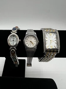 Lot of Untested Women’s Watches Caravelle Gloria Vanderbilt Scarab Casio - Picture 1 of 9