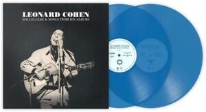 LEONARD COHEN - HALLELUJAH & SONGS - 2LP CLEAR BLUE VINYL NUOVO SIGILLAT LIMITED