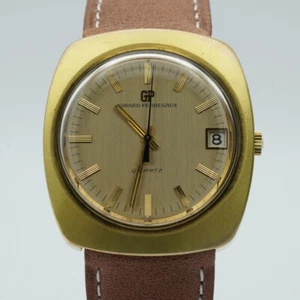 Girard-Perregaux Quartz Men Watch Steel Vintage 39mm Nice Condition - Picture 1 of 9