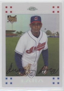 2007 Topps Chrome White Refractor /660 Juan Lara #320 Rookie RC