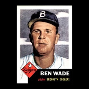 Ben Wade 1991 Topps Archives 1953 Brooklyn Dodgers #4 NM-MT GM 2