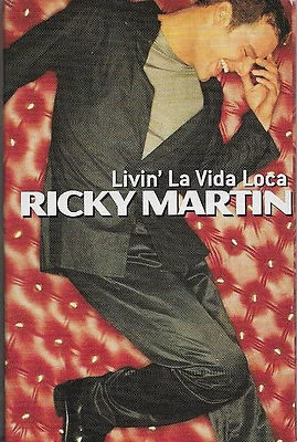 RICKY MARTIN LIVIN' LA VIDA LOCA CASSETTE single LATIN ROCK POP SOFT ROCK SALSA - Image 1 of 4