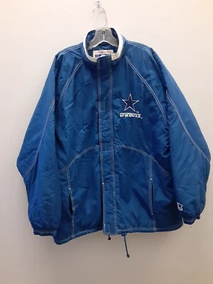 Chaqueta de Colección Starter NFL Dallas Cowboys Equipo Clásico Cremallera Completa Puff Talla Grande Foto 1 de 4