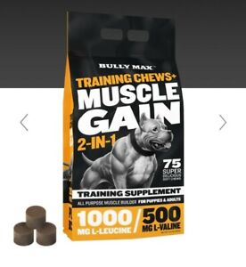 1x Bully Max 2in1 Muscle  Gain Chews x 75!. & 1x Gorilla Max OFFICIAL UK DEALER