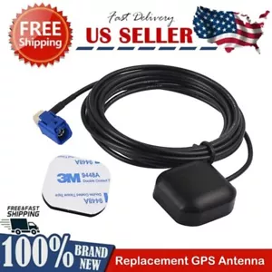 2009-2020 Ford Focus GPS Navigation Antenna Car Radio Blue Fakra C Right Angle - Picture 1 of 5