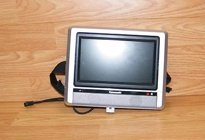 **FOR PARTS** Genuine Kawasaki (PVS1965S) Video Monitor With Seat Strap **READ** - Image 1 of 4