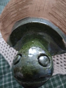 Mid Century Vintage Mexican Red Clay Pottery Vessel Handmade Rare Find Turtle - Picture 1 of 5