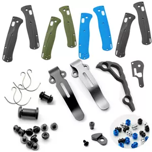 Screw Grip Scales Thumb Studs Clip Pin Back Spacer For Benchmade Bugout 535 USA - Picture 1 of 74