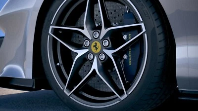 20 / 21 inch AFTERMARKET SPLIT FORGED 488 PISTA SPIDER WHEELS SET-CUSTOM FERRARI - Image 1 of 4