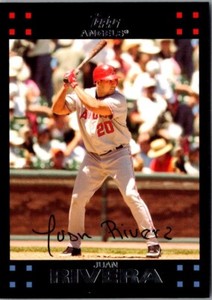 2007 Topps Juan Rivera #204 Los Angeles Angels