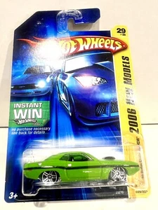 2006 Hot Wheels #29 New Models 29/38 70 DODGE CHALLENGER HEMI Green Variant Pr5s - Picture 1 of 5