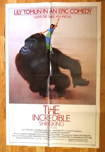 DIE UNGLAUBLICHE SCHRUMPFENDE FRAU - Lily Tomlin 1981 Original Filmplakat 27x41" - Bild 1 von 1