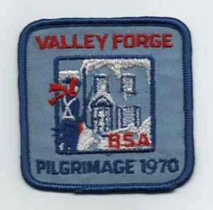 1970 Valley Forge Pilgrimage Patch, Vintage Cloth Back, Mint - Picture 1 of 2