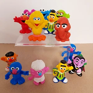 Sesamstraße Werkstatt Menge 13 Figuren Kunststoff Spielzeug Tortenaufleger großer Vogel - Bild 1 von 7