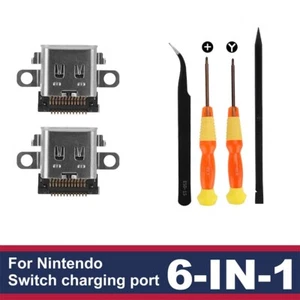Type-C Charger Socket Charging Port Repair Tool Kit For Nintendo Switch Console - Picture 1 of 7