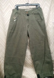 Vintage MUDD Y2k Mens Green Cargo Pants 34/30 - Picture 1 of 7