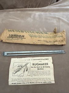 Vintage The Magic Rug Maker & Hemstitcher All Sewing Machines tool instructions - Picture 1 of 4