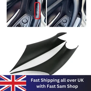 X2 Inner Door Handle Trim Panel Pull Black Cover BMW 3 4 Series F30 F31 F32 F36 - Picture 1 of 6