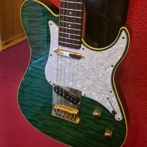 Guitarra eléctrica Yamaha Pacifica 402S Translucent Green 90s ❘ USADA - Imagen 1 de 1