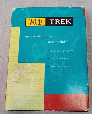 Word Trek Vintage Card Puzzle Game by Rex Games cards in plastic Vintage 2001 - Image 1 of 4