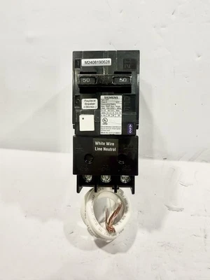 Siemens QF250A Miniature Circuit Breaker, 50 A, 120/240V Ac, 2 Pole, Plug In NEW - Image 1 of 4