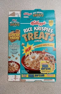 Kellogg’s Rice Krispies Treats Cereal Caja Vacía Nintendo Taz Looney Toons Juego - Imagen 1 de 10