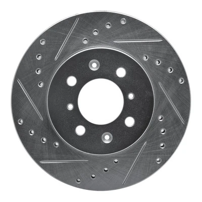 For Mazda B2200 82-84 Brake Rotor DFC Premium Drilled & Slotted Front Driver - Image 1 of 4