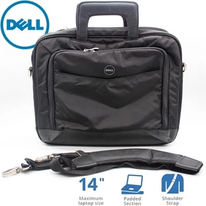 BORSA VALIGETTA DELL CON TRACOLLA PER PC PORTATILE LAPTOP FINO A 14" NERA - Foto 1 di 5