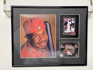 Griffey Jr 2000 Toon Art /2500 Approx. 14” X 11” Framed Photo/Card 40% Off-Read! - Picture 1 of 7