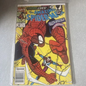 Amazing Spider-Man #345 Newsstand 1991 Marvel Carnage Symbiote Infects Cletus - Picture 1 of 1