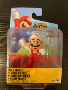 World of Nintendo Fire Mario (Fist Bump) 2.5-Inch Scale Limited Articulation Fig - Picture 1 of 1