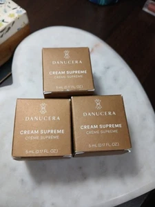 Lot of 3 DANUCERA Creame Supreme 5ml .17 oz Sample NIB Luxury Skincare - Picture 1 of 1