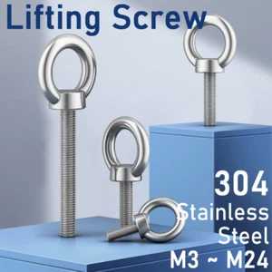Tornillos de elevación M3 ~ M24 304 junta tórica de acero inoxidable pernos de alta resistencia M4 M5 M6 M8 - Imagen 1 de 9