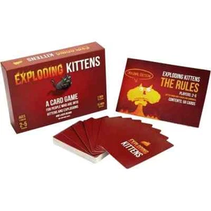 New Exploding Kittens Card Game Original Fun Family Adults & Kids Party Table - Picture 1 of 6