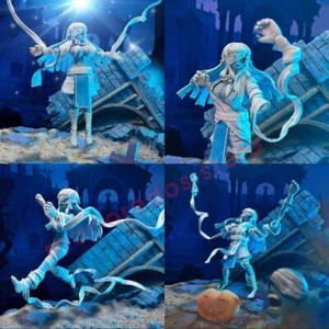 [NEU] Maßgeschneidert Draht Stoff Rock und Bandagen für Schneckenhaus Grisa 1/12 Figur - Bild 1 von 15