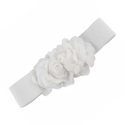 Mujeres Cinturón Cintura Ancha LA Rosa Flor Elástico Elastizado Cintura Corsé Ajustador⊥ Foto 1 de 4