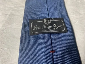 Heritage Row royal navy blue necktie Vintage - Photo 1 sur 3