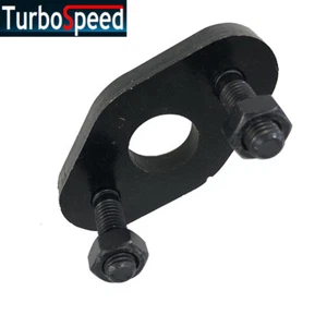 Black Oxygen Sensor Install Kit Mild Steel Flange+2x M6 x 1.25 Studs+Nut - Picture 1 of 6